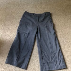 White Black Crop Pant